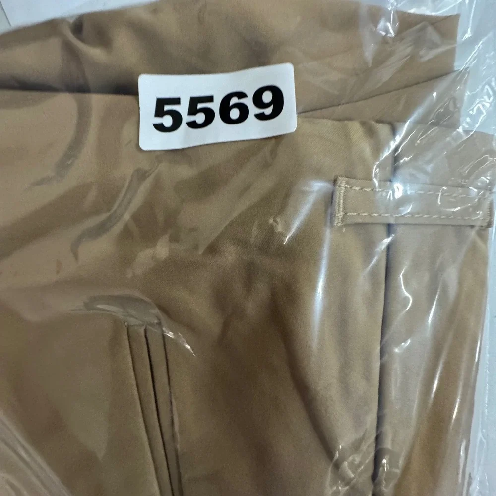 J.Crew Mens 34x31 Thompson Flex Chino Pants Tan Khaki Tapered‎ Performance Fit